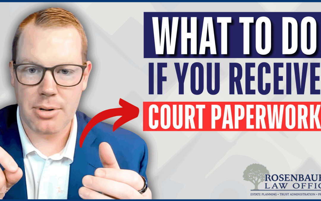What to Do When You Receive Court Paperwork After a Family Member Dies