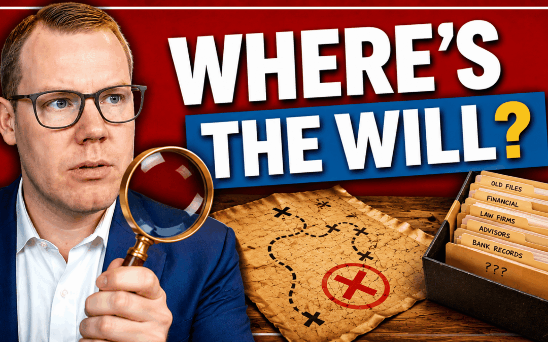 My Dad Passed Away… But We Can’t Find a Will